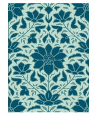 Shepard Fairey - Obey Deco Floral Pattern - Blue - xxx/275