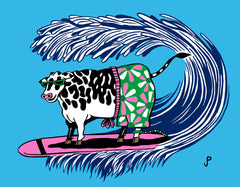 Jim Pollock "Cows on Vacation" Waterwheel Charity Set 2021
