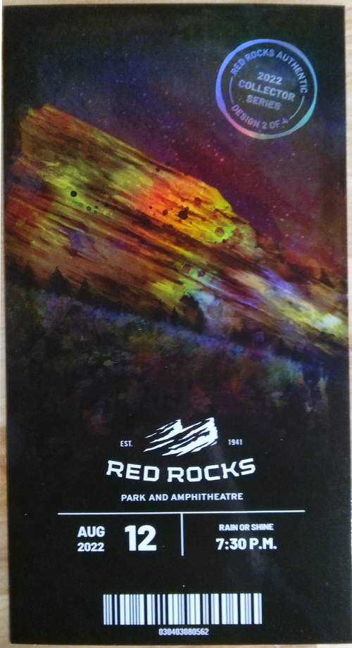 RED ROCKS - 2022 Collector Series Design 2/4 - Thomas Rhett