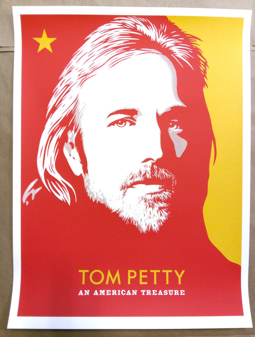 Shepard Fairey - Tom Petty - An American Treasure  - 2023