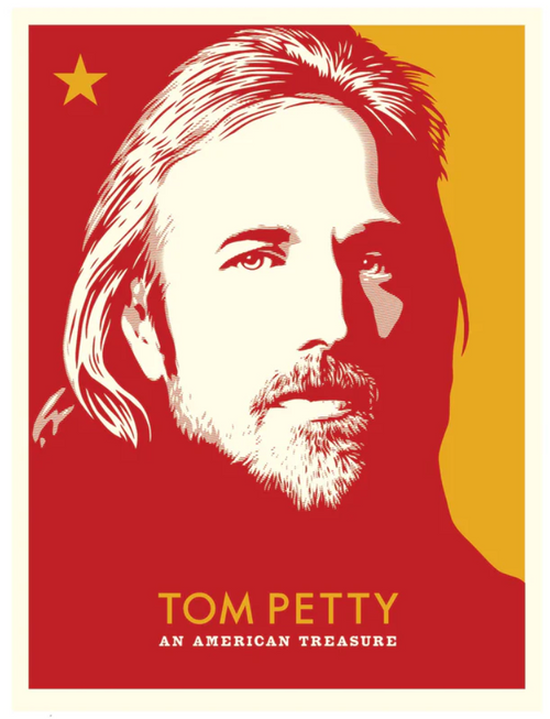 Shepard Fairey - Tom Petty - An American Treasure  - 2023