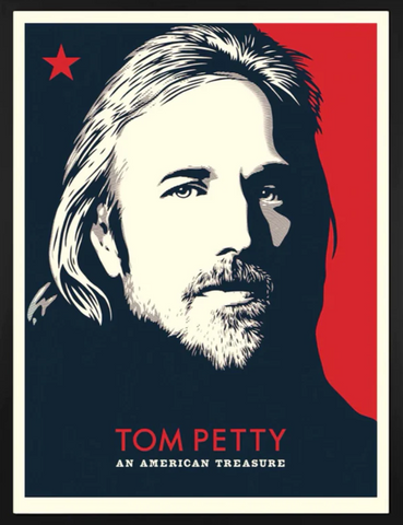 Shepard Fairey - Tom Petty - An American Treasure  - 2023