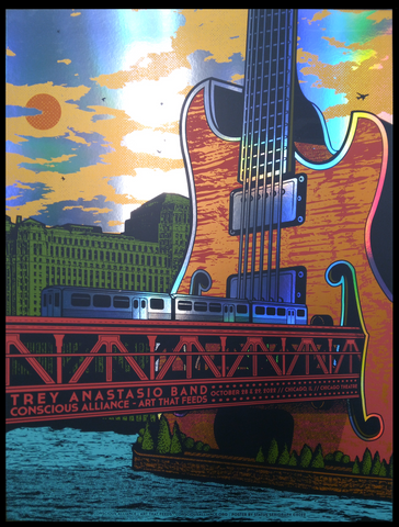 Lolla Nelarusky - Alabama Shakes Metro Chicago, IL - Screenprint Poster 2012