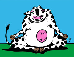Jim Pollock "Cows on Vacation" Waterwheel Charity Set 2021