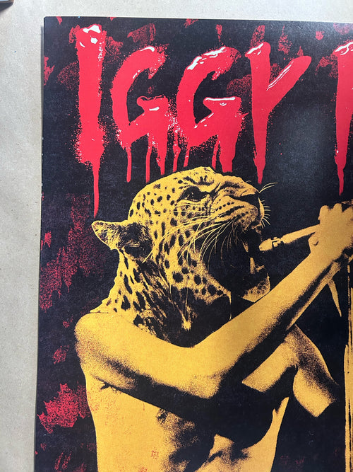Iggy Pop at the Salt Shed Poster 3/24/2025