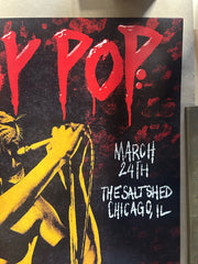 Iggy Pop at the Salt Shed Poster 3/24/2025