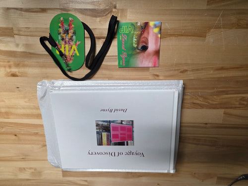 David Byrne Vip Package and Signed Book