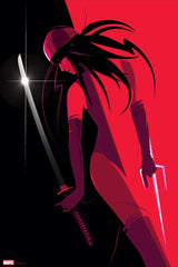 Title:  Elektra  Poster artist: Craig Drake  Edition:  xx/275  Type:  Screen print  Size:  24" x 36"  Notes:  Released by Mondo in 2014.  Print is stored flat in very good condition.  Following purchase, prints are rolled in archival paper and shipped with bubble wrap in sturdy cardboard tubes.  Check out our other listings for more hard-to-find and out-of-print posters.