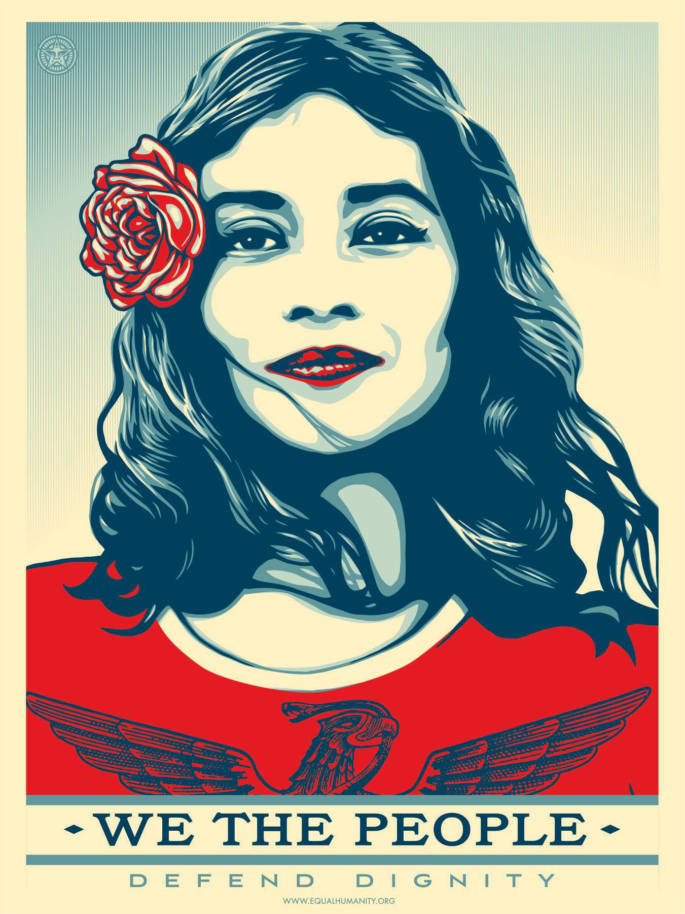 This listing is for the highly coveted Shepard Fairey "Defend Dignity", "Greater than Fear" and "Protect Each Other" set lithographs from the We The People series by the Amplifier Foundation.  These lithographs are SIGNED but UNNUMBERED  Prints are stored flat in very good condition. Following purchase, prints are rolled in archival paper and shipped with bubble wrap in sturdy cardboard tubes.