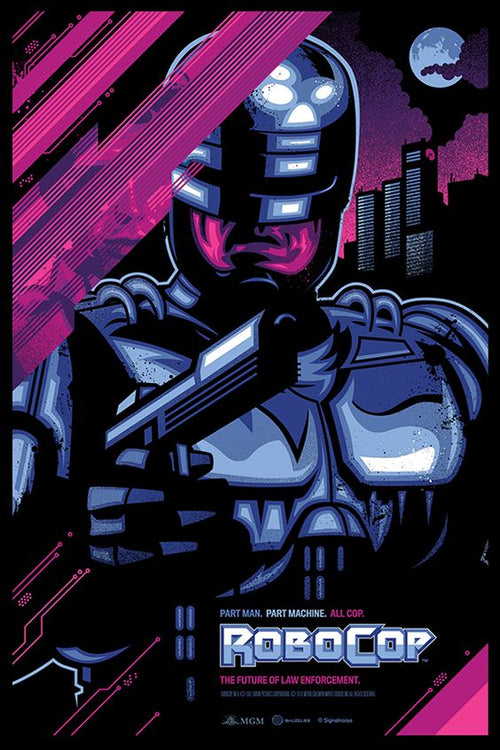 James White - Robocop Variant - Skuzzles xx/75 - 2015 - Hand Numbered