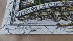 The Pixies Dig My Chili Asheville Concert Poster Print Signed Numbered 2014