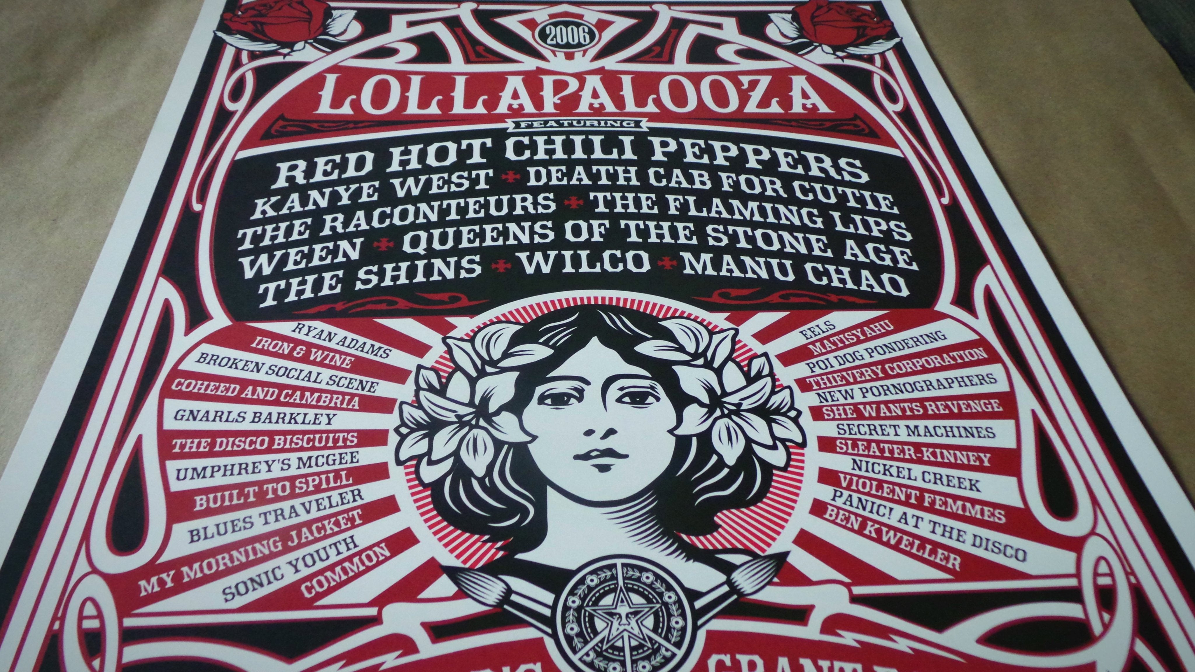 Lollapalooza - 2006 - Shepard Fairey Poster