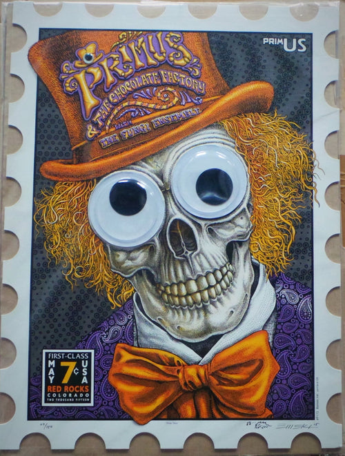 Primus - Red Rocks Concert Poster 2015 by EMEK S/N'd