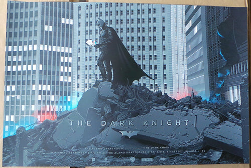 The Dark Knight (Variant) Screenprint Poster xx/225 N'd Mondo Batman Durieux