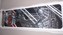 "Daft Punk - Thomas" 2015 Limited Edition of 150, Signed and Numbered Originally sold through Studio Seppuku in 2015. Following purchase, prints are rolled in kraft paper and shipped in a sturdy cardboard tube protected with bubble wrap on each end of the inside.