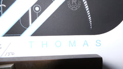 "Daft Punk - Thomas" 2015 Limited Edition of 150, Signed and Numbered Originally sold through Studio Seppuku in 2015. Following purchase, prints are rolled in kraft paper and shipped in a sturdy cardboard tube protected with bubble wrap on each end of the inside.