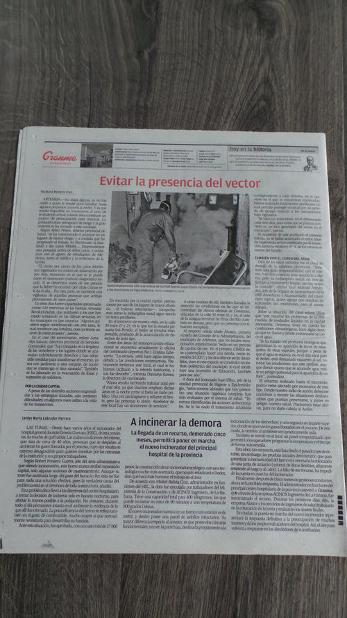 Notes:  March 26, 2016 issue of Granma, the official newspaper of the Central Committee of the Cuban Communist Party, featuring an article on The Rolling Stones' historic free concert in Cuba.   Purchased in Cuba, a unique piece of memorabilia for any Stones fan!   Newspaper is in good condition.  Due to the nature of print media, the quality of the printed text and photos varies from page-to-page.  Please refer to photos for example.