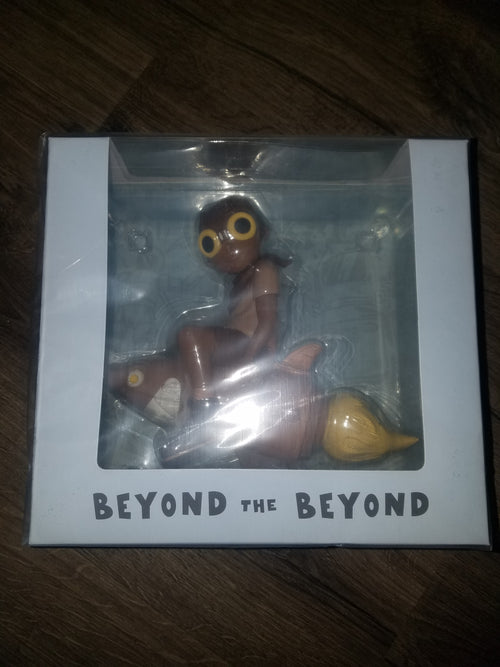 Title: 2018 Rocket Sepia Brown Nevermore Pop Up Shop Chicago  Artist: Hebru Brantley  Edition: Fly Boy Rocket Vinyl Figure, Sepia Color  Notes: Unopened in original packaging