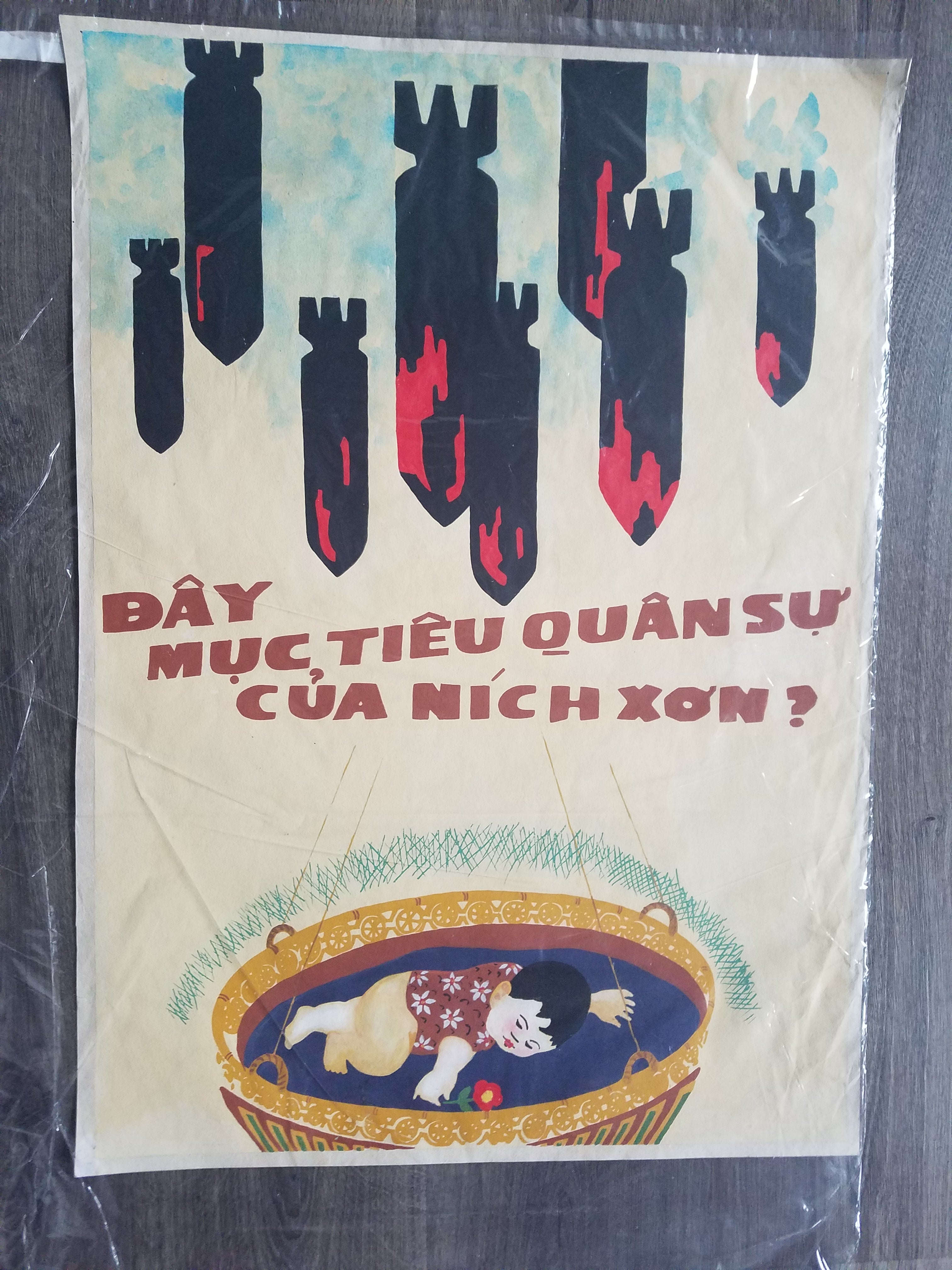 Vietnam Poster Is There The Military Targets Of Nixon Ho Chi Minh
