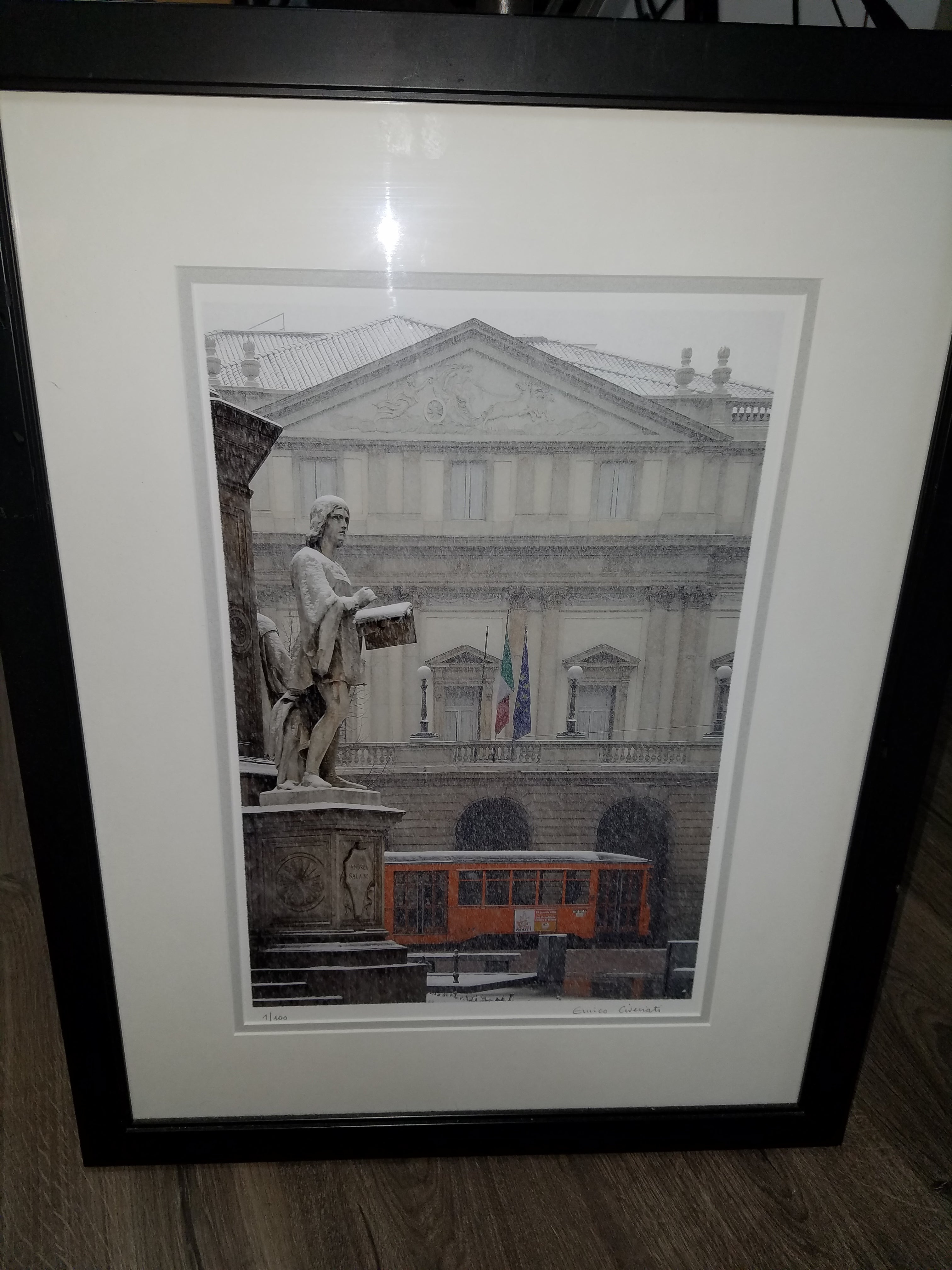 Title:  Enrico Civeriati Fine Art Photography - Teatro Alla Scala - Framed  Artist:  Enrico Civeriati  Edition:  xx/100 s/n  Type:  Photograph  Size:  19" x 25"  Location:  Milano, Italy  Notes:  Framed in very good condition.  Frame has minimal scuffing, see photos for reference.  Incredibly limited edition of only 100 copies total, signed and numbered by the artist  In house and ready to ship!