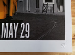 Title: Rolling Stones - 2014 OFFICIAL POSTER LISBON #1  Poster artist:   Edition:  xx/500  Type: Limited edition lithograph   Size: 17" x 23"  Location:  Lisbon, Portugal   Venue:  Rock in Rio Festival   Notes:  1st edition, official poster hand numbered and embossed.  Official poster, Europe 14 On Fire Tour original from the show!