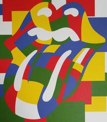 Title: Rolling Stones   Edition: 1st edition, official poster hand numbered and embossed.  Type: Lithograph.  Edition:  xx/500  Size: 17" x 23"  Location: Zurich, Switzerland   Venue: Letzigrund Stadium   Notes: Official poster, Europe 14 On Fire Tour original from the show!
