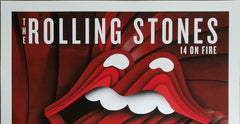 ROLLING STONES 2014 OFFICIAL POSTER TEL AVIV, ISRAEL