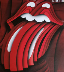 ROLLING STONES 2014 OFFICIAL POSTER TEL AVIV, ISRAEL