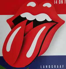 Title: Rolling Stones - 2014 OFFICIAL POSTER LANDGRAAF, NETHERLANDS #1  Poster artist:   Edition:  Lithograph  Type: Limited edition lithograph   Size: 17" x 23"  Location:  Landgraaf, Netherlands   Venue: Pinkpop Festival   Notes:   1st edition, official poster hand numbered and embossed.  Official poster, Europe 14 On Fire Tour original from the show!