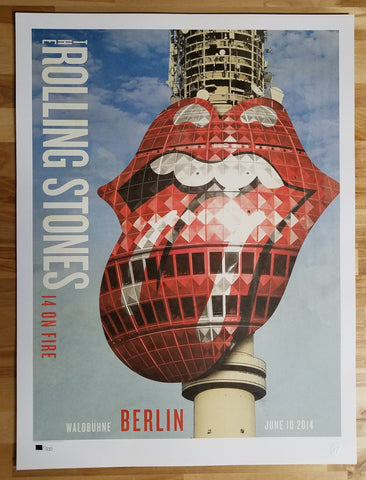 ROLLING STONES - 2014 OFFICIAL POSTER MACAU COTAIARENA