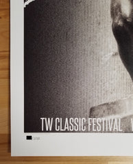 Title: Rolling Stones   Edition:  xx/500  Type: Lithograph   Size: 17" x 23"  Location: Werther   Venue: TW Classic Festival   Notes:  1st edition, official poster hand numbered and embossed  Official poster, Europe 14 On Fire Tour original from the show!