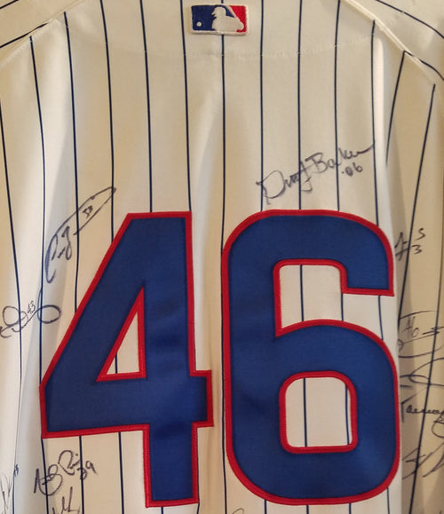 Signed Chicago Cubs Jersey #46 - 2006 Ryan Dempster Dusty Baker