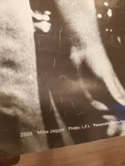 Notes:  Mick Jagger  Mike Jagger  A must for any Rolling Stones fan.  Poster shows its age, but will frame up nice!