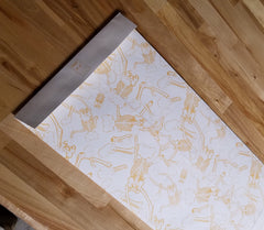 KAWS Skeleton Cardboard Wall Hanging Bone