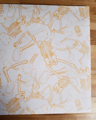 KAWS Skeleton Cardboard Wall Hanging Bone