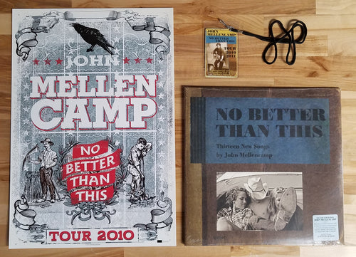 John Mellencamp - No Better Than This Tour Poster & Vinyl 2010