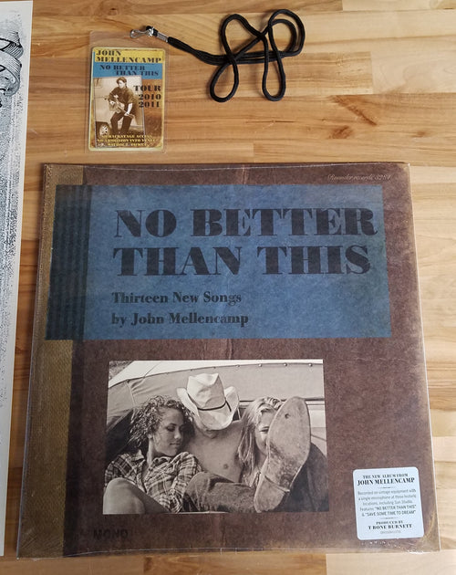 John Mellencamp - No Better Than This Tour Poster & Vinyl 2010