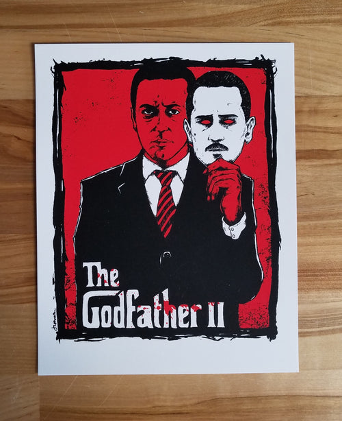 The Godfather 2 - Jermaine Rogers Handbill/Mini Print by Jermaine Rogers unsigned