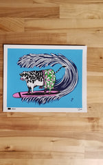 Jim Pollock "Cows on Vacation" Waterwheel Charity Set 2021