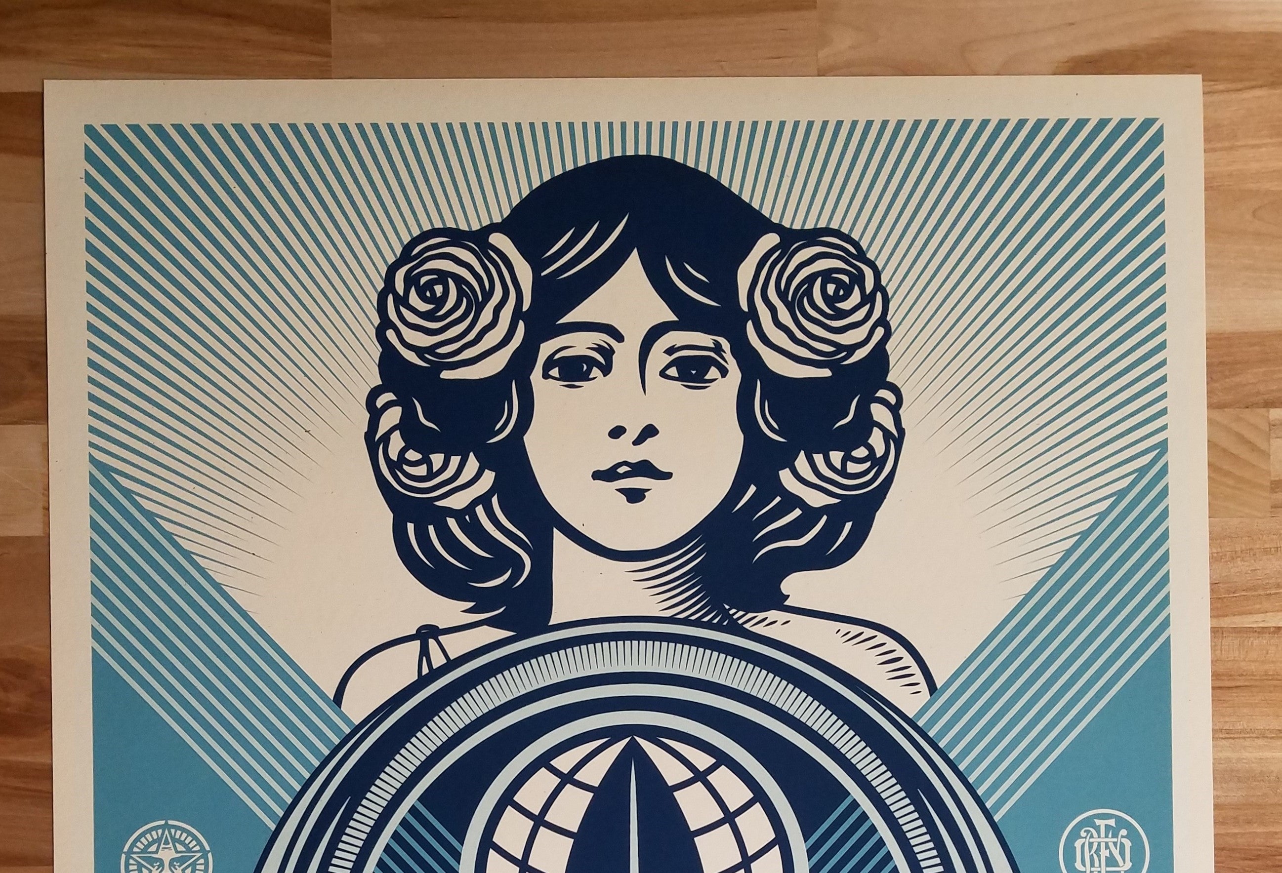 Title: Protect Biodiversity - Cultivate Harmony - 2021  Artist: Shepard Fairey  Edition: Limited Edition Screenprint Poster xx/500, signed and numbered by the artist  Type: OBEY Giant Screen Print poster  Size: 18" x 24"