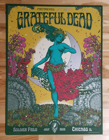 Emek - Foo Fighters - Wrigley Field July 29th, 2018 S/Ned, Embossed, Doodled - Chicago