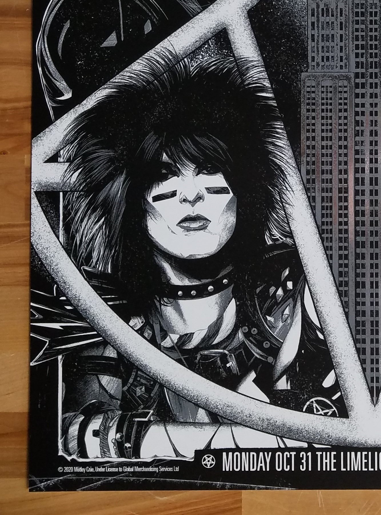 MÖTLEY CRÜE NEW YORK CITY 1983 BY WILDNER LIMA (FOIL VARIANT EDITION) Poster
