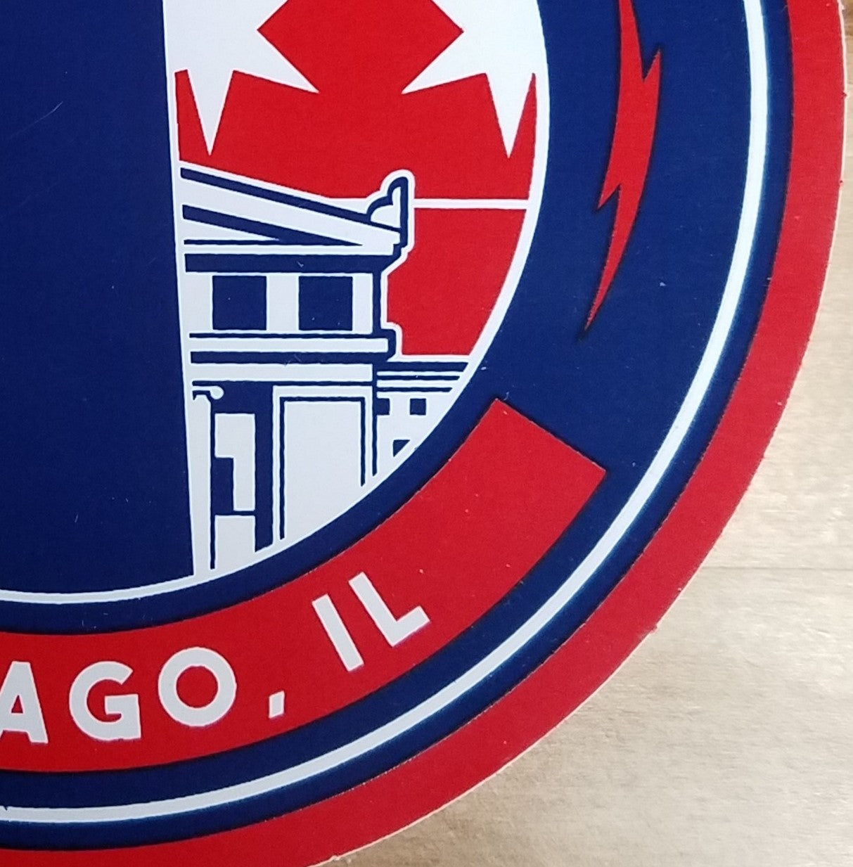 Title: Pearl Jam Wrigley Field Sticker Type: Sticker Size: 4" x 4" Notes: Purchased from the Pearl Jam Merch Tent outside of Wrigley field on August 16, 2018