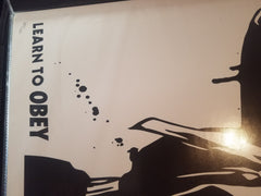 Shepard Fairey LEARN TO OBEY 2014 Poster, s/n