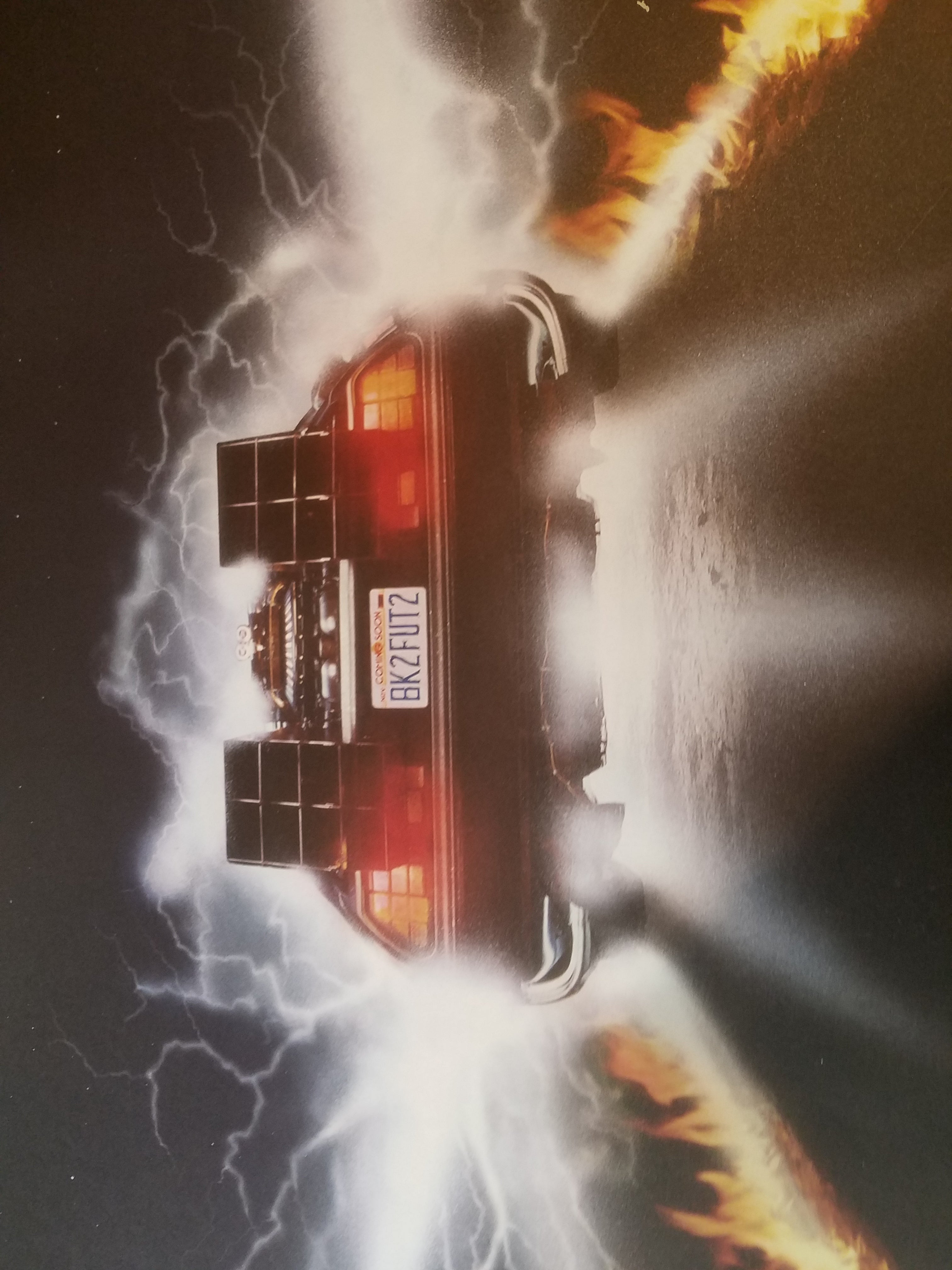 "BACK TO THE FUTURE: PART II - TEASER POSTER - VERSION 1"  Offset lithograph with spot inks.  24 x 36 inches.  Hand-numbered edition of 175.  Co-released with Vice Press.
