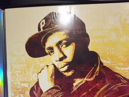 Chuck D, 2019  Shepard Fairey's 2018 Limited Edition run of 450, Signed by Shepard Fairey, Chuck D and Janette Beckman.  Printed on Cream Speckle Tone Paper   Ready to Ship!