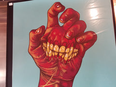 John Baizley Hand2Mouth Screenprint Blue Raspberry Edition S/N'd xx/12 Baroness 2014