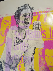 Title: Sex Pistols - 2013  Artist: Jeremy Jones  Edition: Limited Edition Screen Printed Poster of 15, signed and numbered by the artist  Type:  4-color screen printed poster  Size: 18" x 24"  Notes: Check out our other listings for more hard-to-find and out-of-print posters.