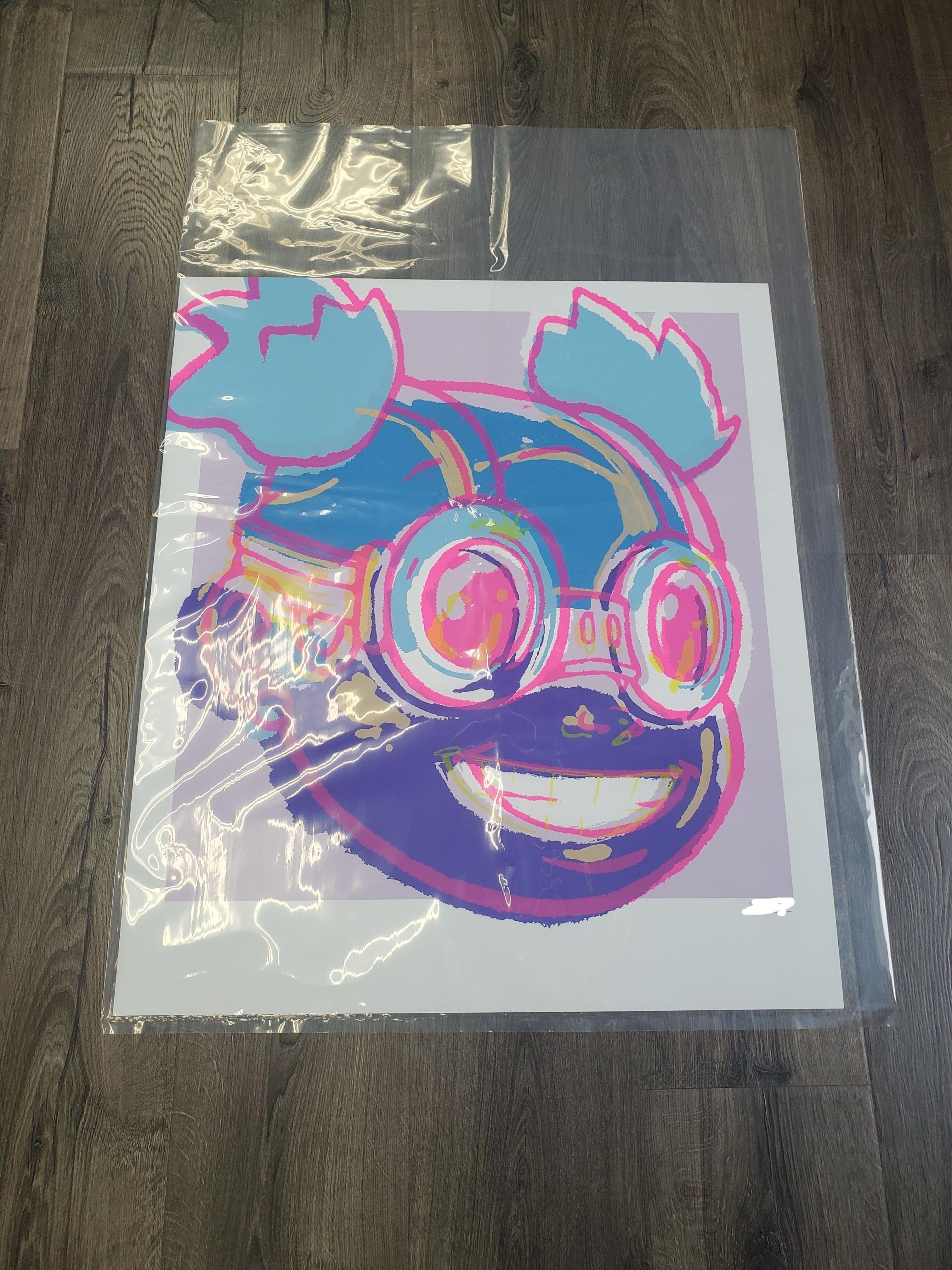 Title: "LILAC TURQUOISE" Poster artist: Hebru Brantley Edition: xx/15 Type: Screen Print Size: 24" x 28" Location: Venue: Notes: SIGNED AND ROMAN NUMERAL EDITION OF 15  ONLY AVAILABLE AT STORE DAY OF.  SHIPS TODAY!