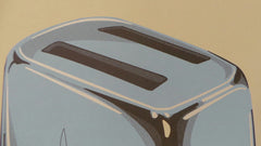 Title: "Toaster" Poster artist: Mark McDevitt Edition:  xx/100 Type: Screen Print Size: 11" x 14"  Notes: 3-color Screenprint. Stored flat in very good condition. Check out our other listings for more hard-to-find and out-of-print posters.